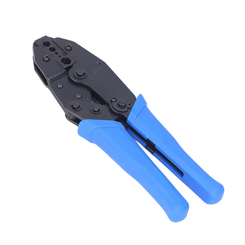 Crimping Pliers Ratchet 5 Hole Hex Coaxial Cable Terminal Cold
