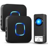 Strex Wireless Doorbell with 2 Receivers, Plug & Play, 300