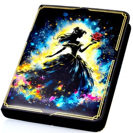 KarlyPro Trading Binder Compatible with Lorcana Cards 990 Pockets Collectible Card Holder for MTG Other TCG Trading Cards with 55 Sleeves(LOR-6)