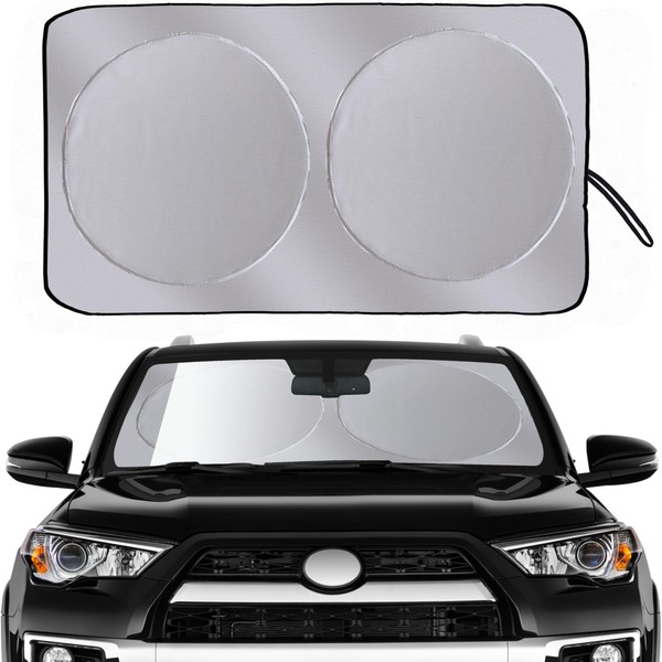 Deutusacc Sun Shade for Car Windshield Foldable Front Window Sun