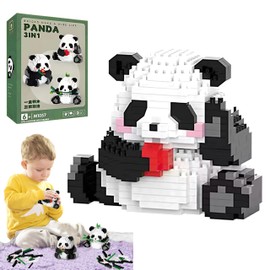 Panda Mini Building Blocks Cute Micro Animal Building Sets 720 PCS Mini Panda Building Toy Bricks Children DIY Blocks Gifts Suit for Adults Children 7 Years + Children's Educational Toys Home Decor