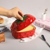 Bicuzat Ceramic Butter Dish with Lid Butter Keeper Butter Plate