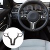Steering Wheel Trim Carbon Fiber Color ABS Replacement for M2