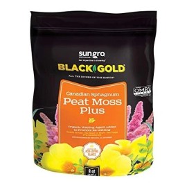 Sun Gro Horticulture Black Gold Peat Moss Bag 8 Qt