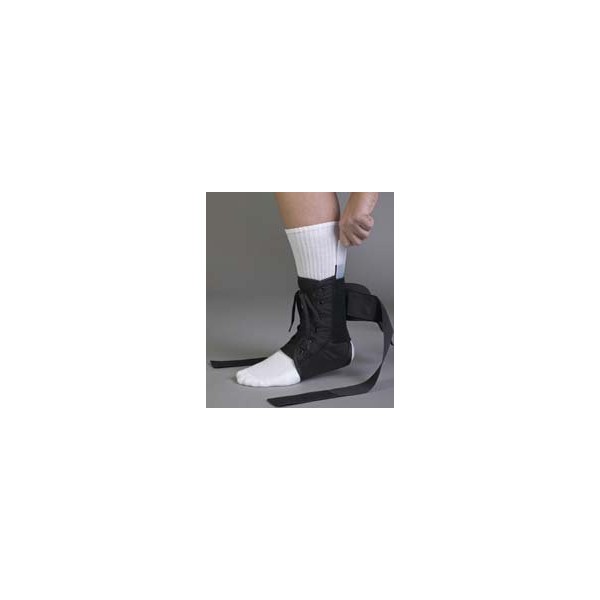 ASO Ankle Stabilizing Orthosis W/inserts (Black , X-Large)