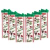 The Gift Wrap Company Wine Bottle Bag (6 Pack), White/Red/Green