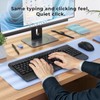 KOPJIPPOM Silent Wireless Keyboard and Mouse Combo - Keyboard with