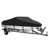 OutdoorLines Waterproof Covers 16-18.5 Ft Long Black - Heavy Duty