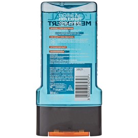 L'Oréal Paris Men Expert Cool Power Shower Gel for Men, Cooling Menthol Effect Regenerates Skin (Face, Body and Hair) Gently Without Drying Out, 1 x 300 ml