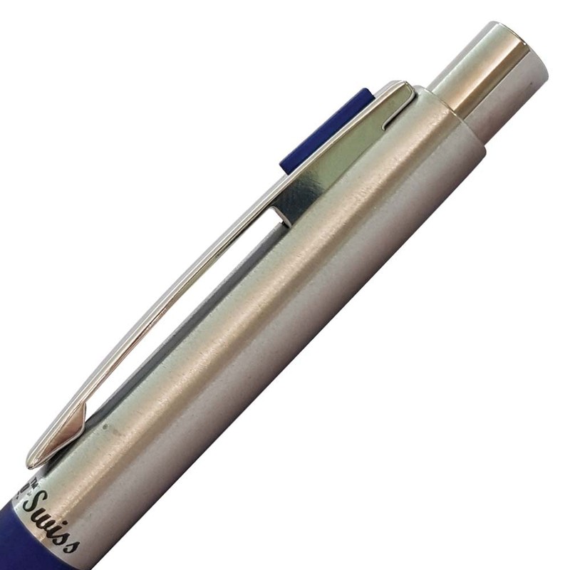 ZOFAX BLUE Ballpoint Pen, Retractable, 0.7mm Fine Point, 1 x