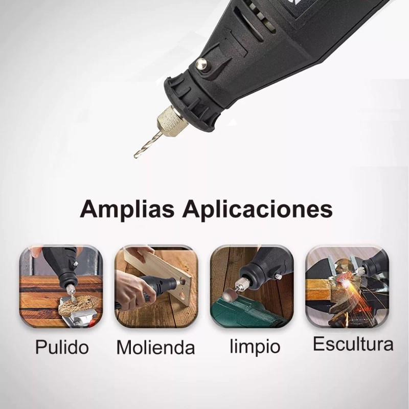 Tianxin Mini Taladro Mototool Con 211 Accesorio Para Dremmel Esmeril