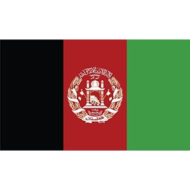 JMM Industries Afghanistan Flag Vinyl Decal Sticker Car Window Bumper 2-Pack 5-Inches by 3-Inches Premium Quality UV-Resistant Laminate PDS366