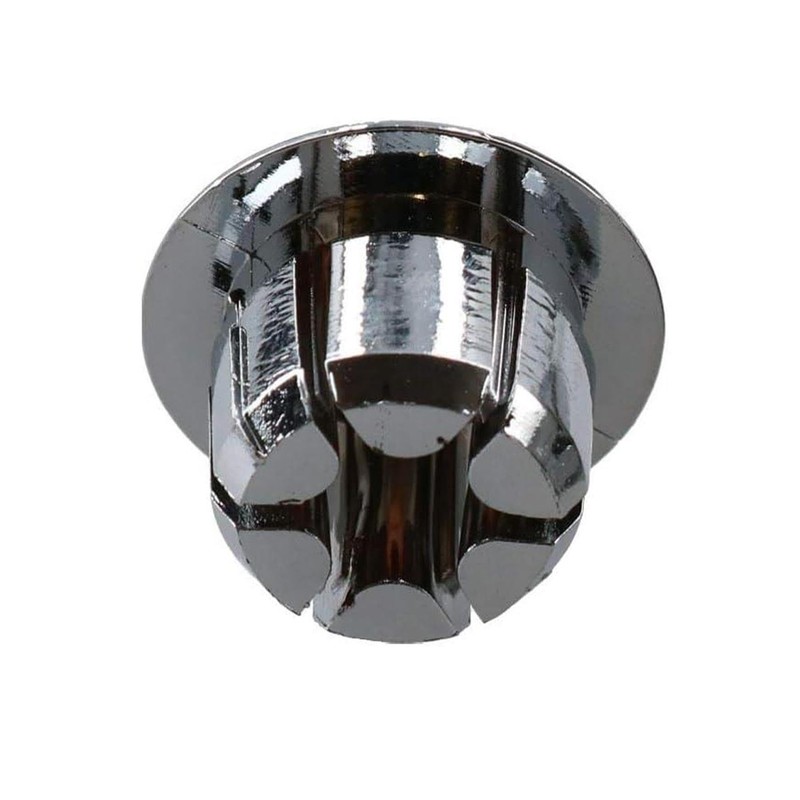 Handlebar Tube Plastic End Plug Chrome 19mm Push Bung Bar