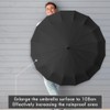Faltbarer Regenschirm, Auf-Zu-Automatik Taschenschirm, Leichtes Design, Winddicht und Regenfest Klappschirm