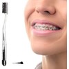 Cepillo de dientes para Ortodoncia NanoOrtho Borgatta con carbón activado,