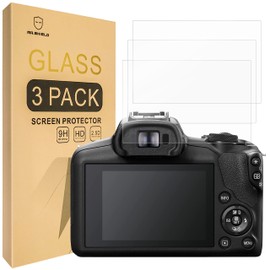 Mr.Shield [3-Pack] Screen Protector For Canon EOS R100 Camera [Tempered Glass] [Japan Glass with 9H Hardness] Screen Protector