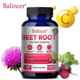 Organic beetroot extract capsules - Helps with energy and endurance Promotes blood circulation Maintains heart health, 2 pieces, 120 tablets / 유기농 비트뿌리추출물 캡슐 - 에너지와 지구력에 도움 혈액순환 촉진 심장건강 유지, 2개, 120정
