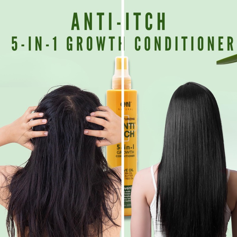 Rosponse On Orgainc Natural 5-in-1 Itching Free Growth Conditioner with