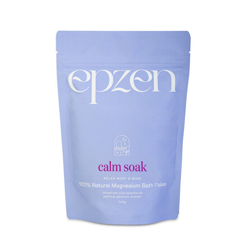 epzen 100% Natural Magnesium Bath Flakes, Soothe 500g