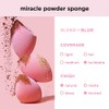 REAL TECHNIQUES, Esponja Miracle Powder, para Maquillaje en Polvo, Aplicacin