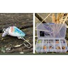 Zite Fishing Mini Wobbler Set - 10 Ultra-Light Artificial Bait