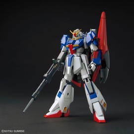 Bandai GUN55611 Hguc 1/144 Msh-006 Zeta Gundam, White, Gray, Red