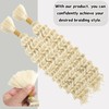 Deep Wave Bulk Hair For Braiding Hair 22inch 155g No