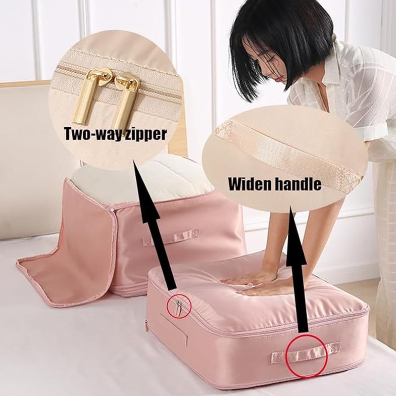 Ultra Space Saving Self Compression Organizer, 2025 Upgrades Space Saver