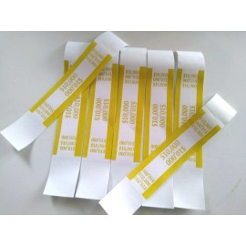 papr products 50 GOLD- $10,000 SELF-SEALING CURRENCY STRAPS/BANDS