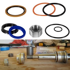 JIAD Skid Steer Lift Hydraulic Cylinder Seal Kit Fit for Bobcat 444 500 610 642 643 742 743 753 & More Replaces OEM 6803329, 7137769