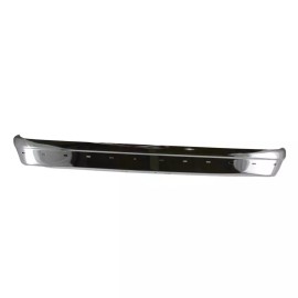 TopAlpha Rear Chrome Step Bumper Face Bar For Econoline 94-04 E150 E250 E350 E450 E550