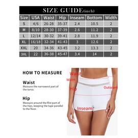 Ocean Blues Women's White High Waist Swim Shorts Full Coverage Board Shorts with Mesh Detail Size Small