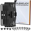 PLEXICLICK® 3D License Plate Holder 3D Number Plate - Frameless