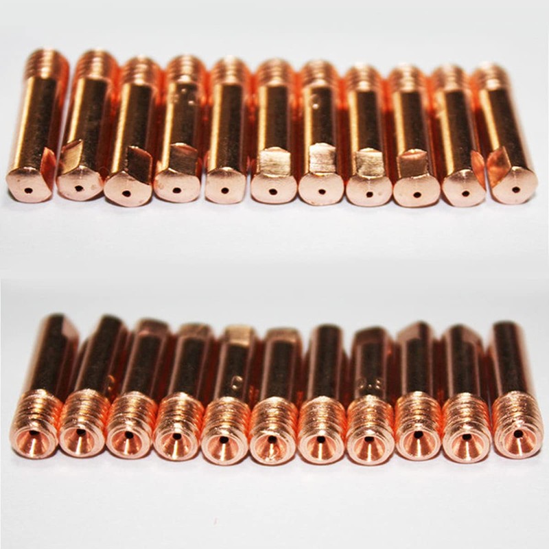 30 Pcs Copper Contact Tips Welding Contact Tips 0.8 MM