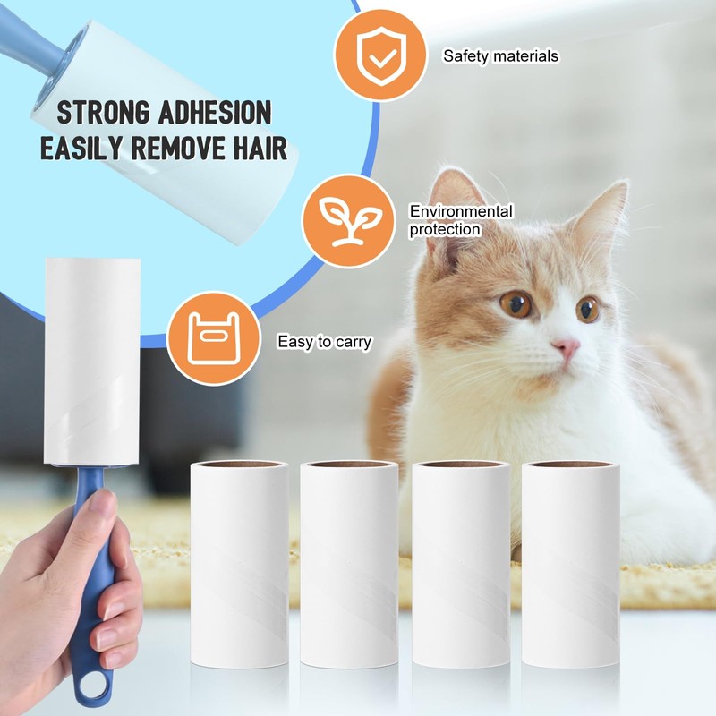 Lint Roller, Extra Sticky Lint Roller for Removing Lint and