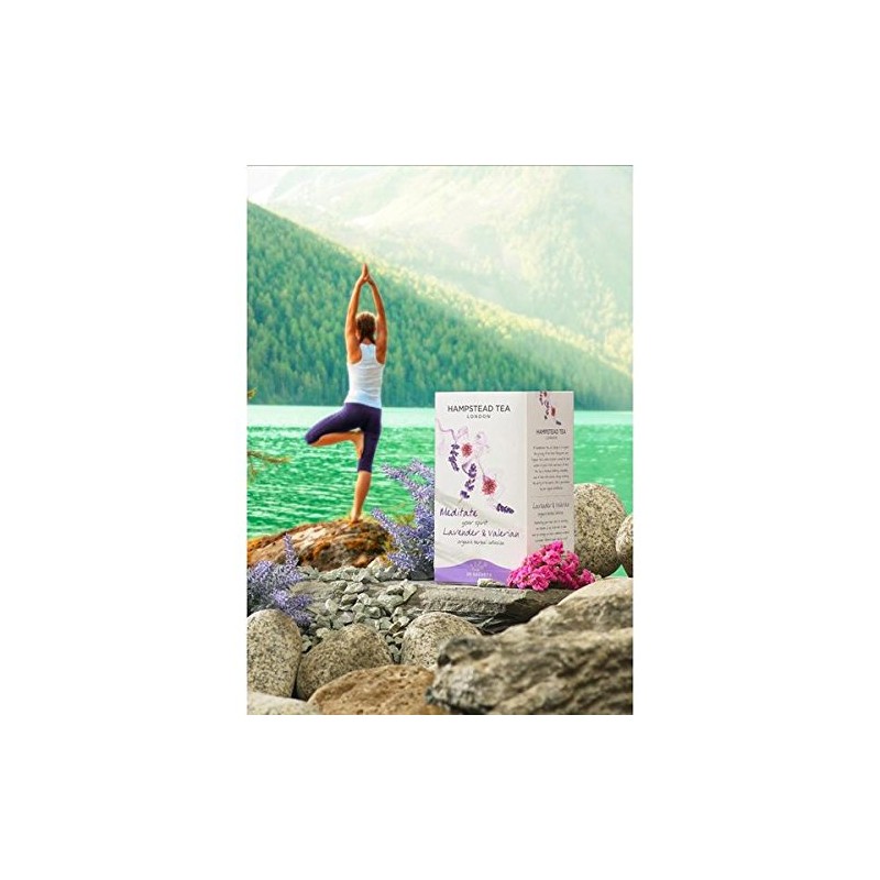 4 x 20 Sachets - Hampstead Tea London Lavender and
