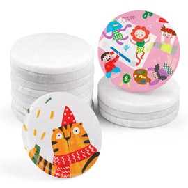 Orixo Pack of 12 Flat Stones for Painting, Round Pebbles for Painting, Rock Painting Stones for Arts and Crafts, Flat Painting Stones, Flat Stones, for Colourful Painting & Decoration, 5 cm Diameter