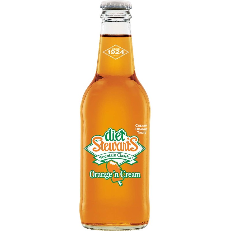 Diet Stewart's Orange 'n Cream Soda, 12 fl oz (12