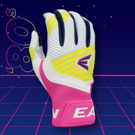 Easton | Youth Walk-Off ETHOS Baseball Batting Gloves | Eighties | Small