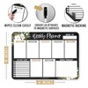Floral Magnetic Weekly Calendar for Fridge Whiteboard - Weekly Dry