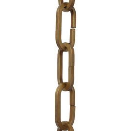 RCH Hardware CH-I-49M-AB Iron Chandelier Chain, Antique Brass (1 Foot)