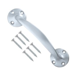 TERF® Heavy Duty Traditional Vintage Style Bow Door Pull Handle Aluminium 175mm (7 inch) Including Fixing Screw for Kitchen Cupboard Cabinet Drawer Door Pull Handle - Pack of 1