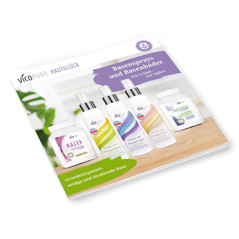 VICOPURA Malva sensitive alkaline bath for dry, flaky, irritated skin,