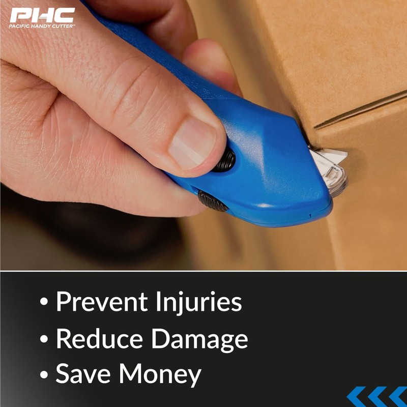 Pacific Handy Cutter RSC-432 Restaurant Safety Cutter with Auto-Locking Safety