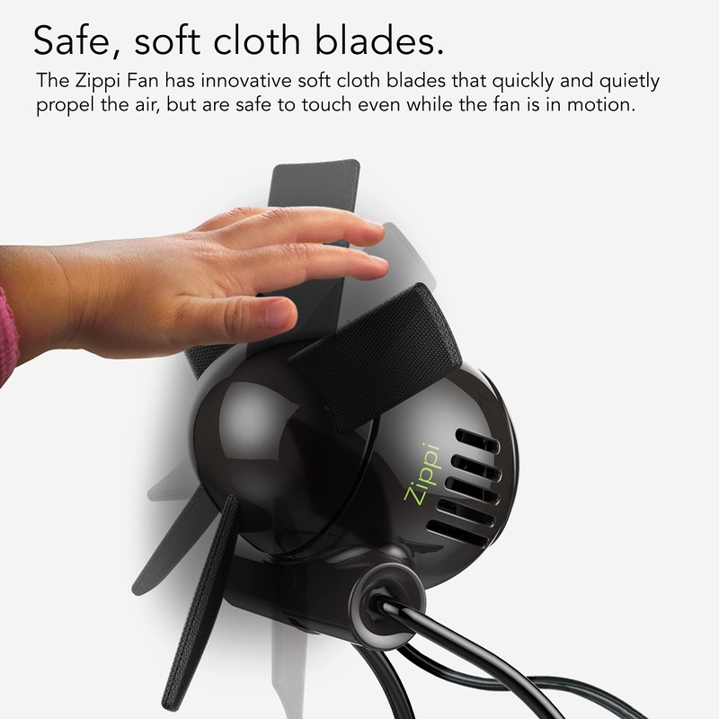 Vornado Zippi Small Personal Fan, Foldable Cooling for Desk, 2