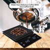 Lightzer Coffee Scale with Timer Digital Kitchen Food Scale with