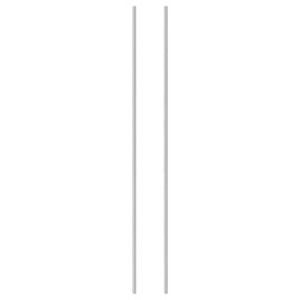 GR5 Titanium Round Rods 10in Length,4mm Dia for Diy Projects 2 Pack
