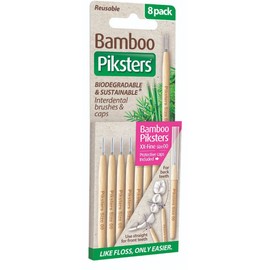 Piksters Buy Piksters Bamboo Straight Interdental Brush Size 00 8 Pack Online | Chempro Chemists