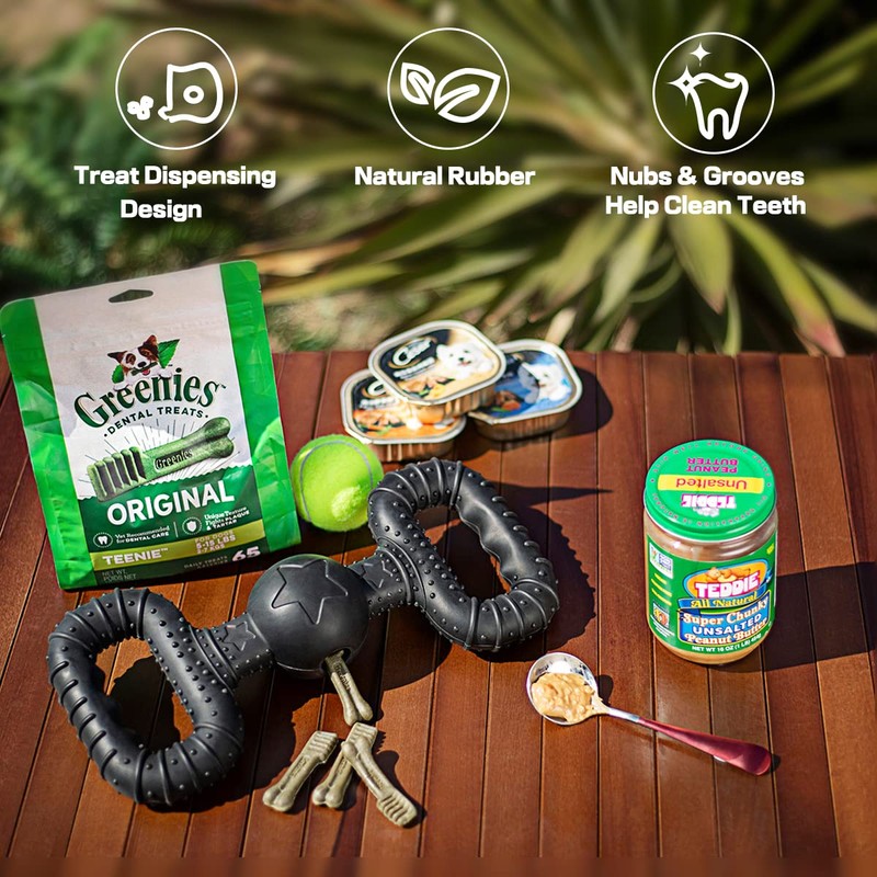 Natural Rubber Dog Toys for Large Aggressive Chewers - Lifetime