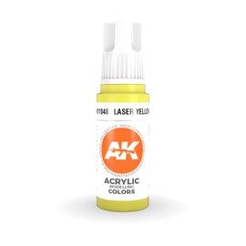 AK Interactive 3rd Gen Acrylic Laser Yellow 17ml